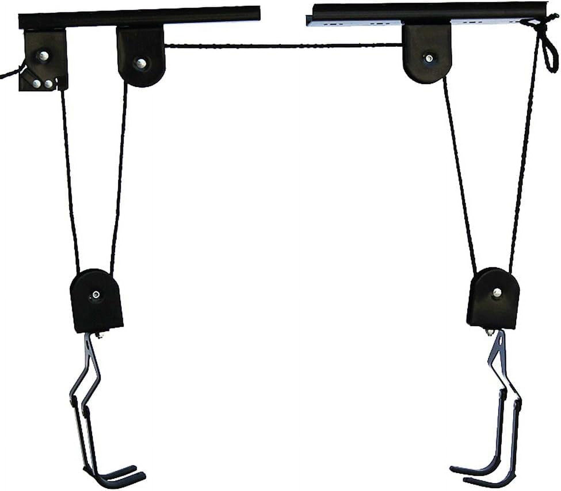 Heavy Duty Black Steel Ceiling Mount Bike Lift Hoist