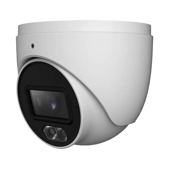 ENS Titanium HDC-IRD5AS24-28 5MP 20fps TVI/CVI/AHD 2.8mm Mic 98ft Dual Light NDAA Dome Camera