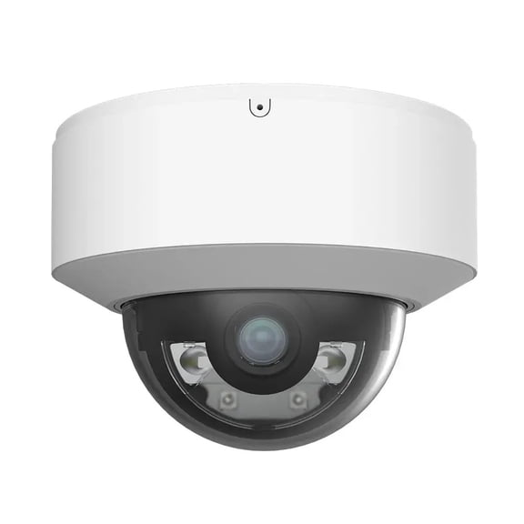 ENS Titanium IP-5VP6S4C1-28 6MP Vandal Proof Dome Security Camera, Dual Illumination Color Night Vision, 104 Wide Angle, 120dB WDR, IK10 IP67 PoE Outdoor