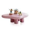 thumbnail image 1 of ENSHUI 48.5" Cloud Coffee Table,Unique Modern Coffee Table with 4 Legs for Living Room, Easy Assembly, Pink, 1 of 13