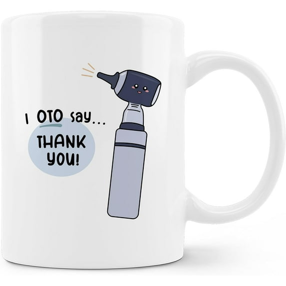 ENT Gift Coffee Mug - Surgeon Gifts Mug, Otolaryngology Gift Tea Mugs, Doctor Nurse Gifts, Doctor Nurse Appreciation Gifts, Thank You Gifts, 11oz Ceramic Coffee Mug