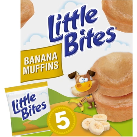 Little Bites Banana Muffins, 5 count, Mini Muffins, 8.25 oz Box