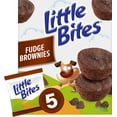thumbnail image 1 of Little Bites Fudge Brownies, 5 packs, Made with Real Chocolate Mini Muffins, 9 oz Multipack, 1 of 5