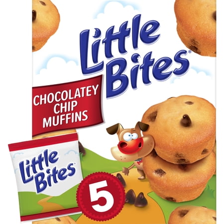 Little Bites Chocolatey Chip Muffins, 5 packs, Made with Real Chocolate Chip Mini Muffins, 7.5 oz Multipack