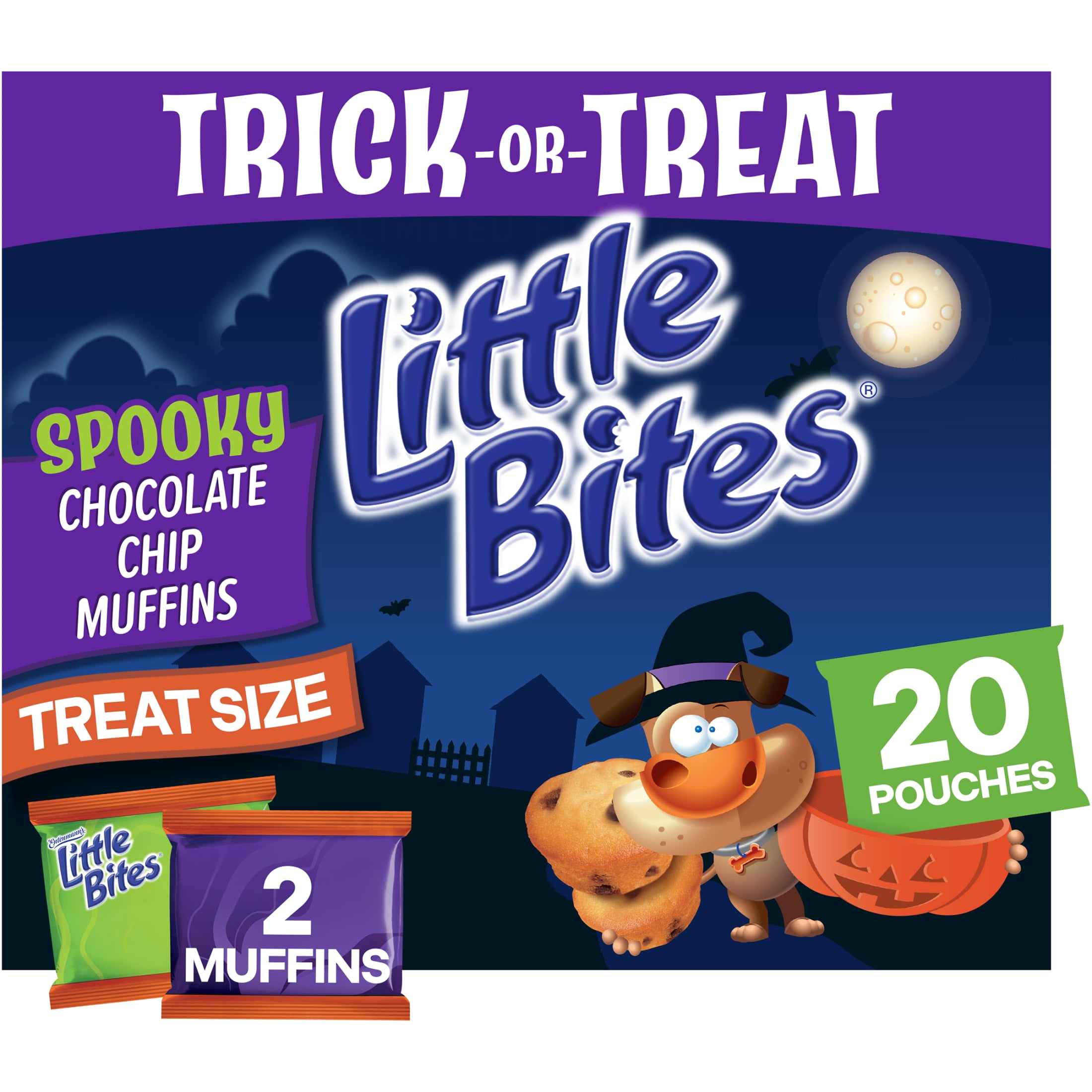 Entenmann's Little Bites Chocolate Chip Halloween Mini Muffins, 20 count, 15 oz