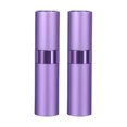 thumbnail image 1 of ENTASSER 2 pieces 8ml perfume bottle, portable travel perfume bottlematte purple, 1 of 5