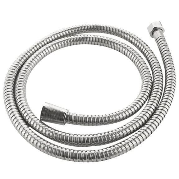 ENTASSER Chrome-plated hand held shower head hose with brass plug and nut.1.5m Small Double Buckle Tube