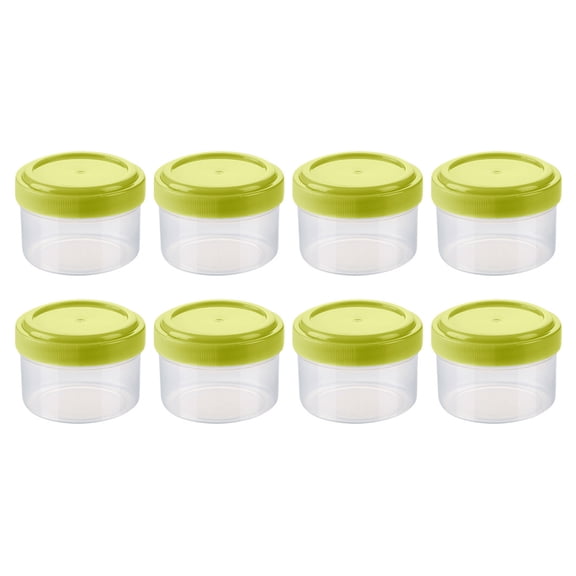 ENTASSER Containers Clear bottom Reusable, Stackable, Food Storage Freezer Containergreen