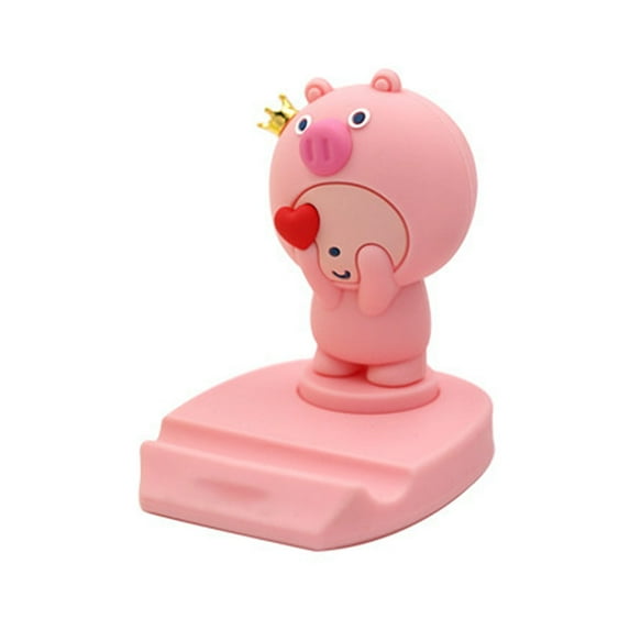 ENTASSER Cute Lovely Animal Cell Phone Stand Holder Desktop Tablet Office Decor Home Ornamentstyle4
