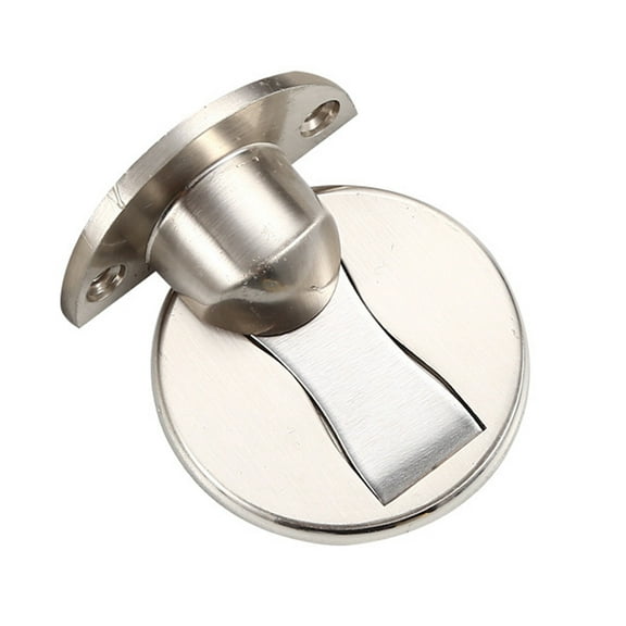 ENTASSER Door Stopper, Invisible Magnetic Door Stop, Stainless Steel Floor Magnetic Door Catch Door Holdersilver