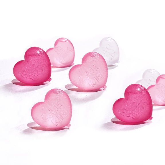 ENTASSER Reusable Ice Cubes For Drinks, Chills Drinks Without Diluting Them, Refreezable, Washable, Easy To UsePink