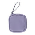 thumbnail image 1 of ENTASSER Simple headphone storage bag data cable charger storage box Headphone bagpurple:;:;, 1 of 5