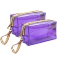 thumbnail image 1 of ENTASSER Waterproof Storage Bags PVC Transparent Zippered Toiletry Bag with Handlestyle5, 1 of 5