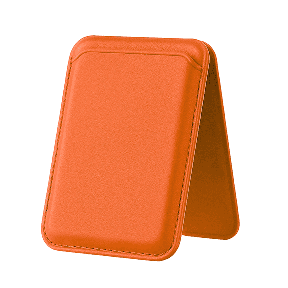 ENTRONIX Magnetic Wallet Accessory for MagSafe Device & Phone Case, Orange