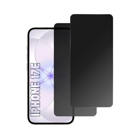 ENTRONIX Privacy Screen Protector for iPhone 17e, Side View Protection Glass & Case Friendly, 2-Pack
