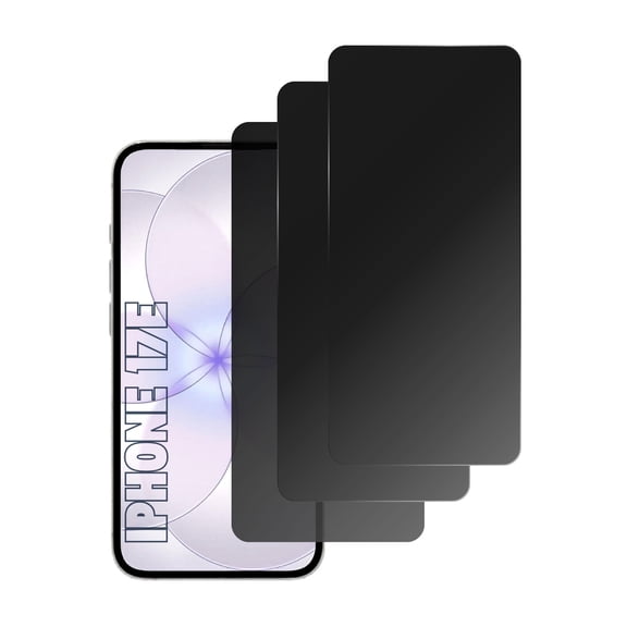 ENTRONIX Privacy Screen Protector for iPhone 17e, Side View Protection Glass & Case Friendly, 3-Pack