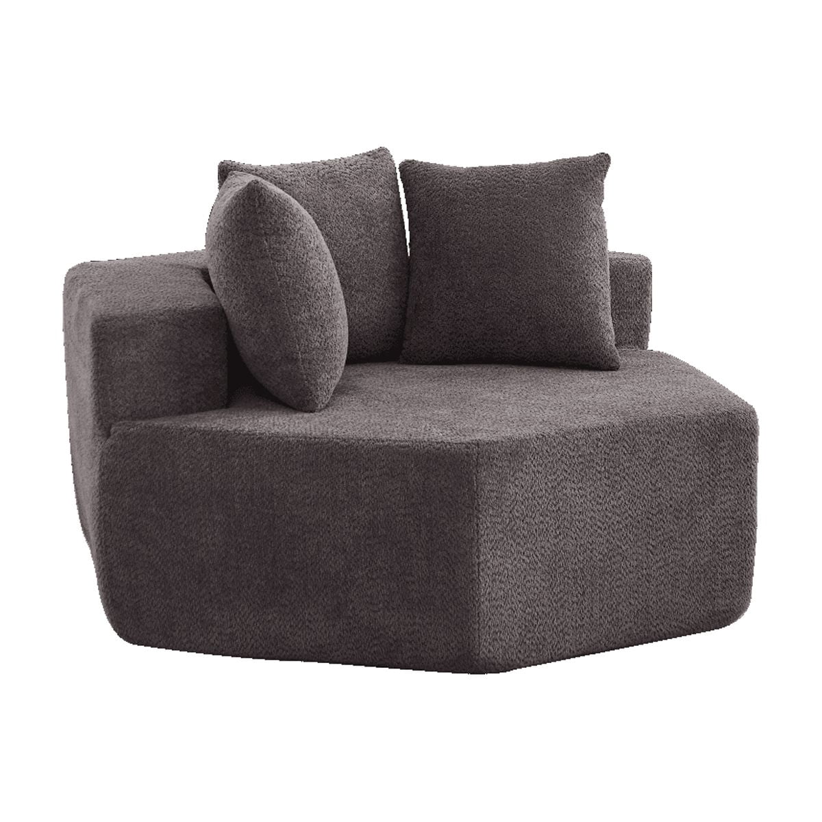 ENTU Hexagonal Lounge Chair with Modular Design for Living Room and ...