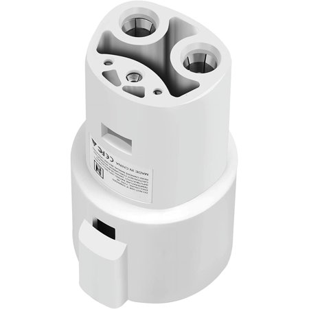 ENVE J1772 to Tesla Charging Adapter 80 Amp / 240V AC - Compatible with SAE J1772 Charger, for Tesla Model 3, Y, S, X Pearl White