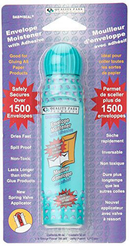 ENVEL MOISTNR W/ADHSIVE CARDED Envelope Moistener