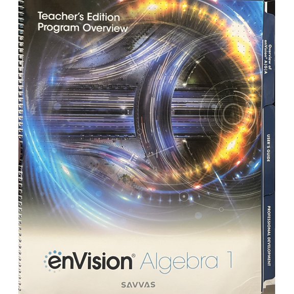 ENVISION AGA TEACHER EDITION PROGRAM OVERVIEW ALGEBRA 1 GRADE 8/9 COPYRIGHT 2024 9781418402129 1418402125