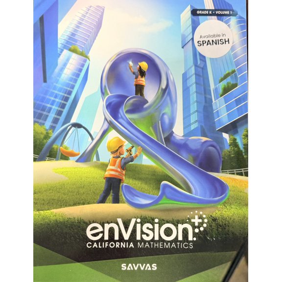 ENVISION+ CALIFORNIA 2027 MATH STUDENT EDITION GRADE K VOLUME 1