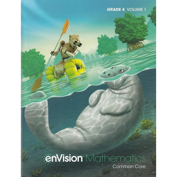 Pre-Owned Envision Mathematics 2020 Common Core Student Edition Grade 4 Volume 1, 9780134954714, 0134954718, Paperback,