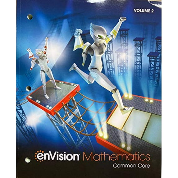 Pre-Owned Envision Mathematics 2021 Common Core Student Edition Grade 8 Volume 2, 9781418269524, 1418269522, Paperback,