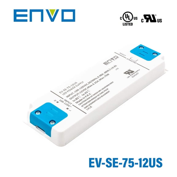 ENVO EV-SE-75-12US LED Driver 75W 12V