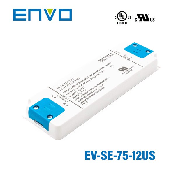 ENVO EV-SE-75-12US LED Driver 75W 12V