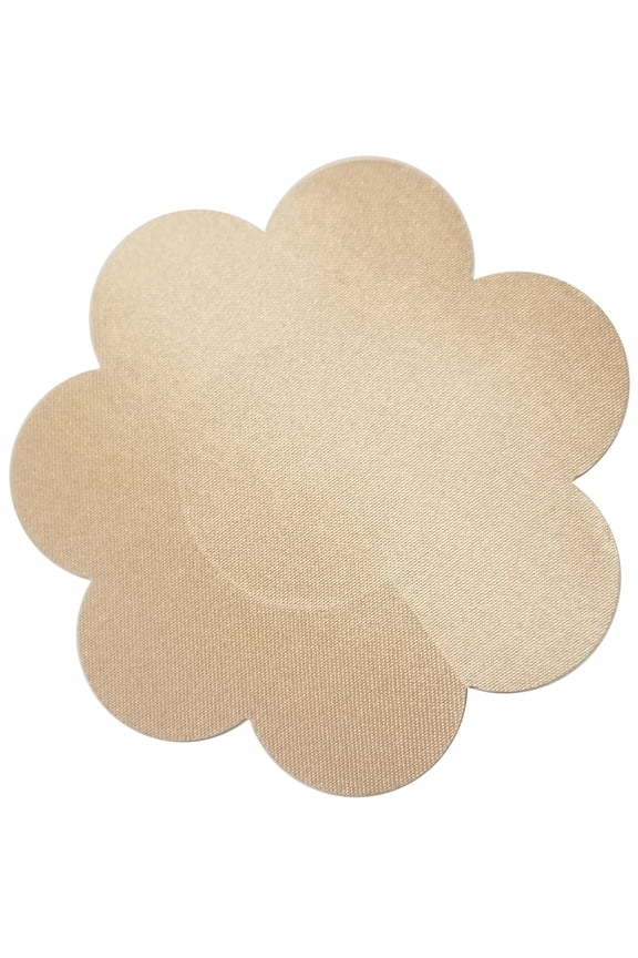 Disposable Flower Petal Shape Adhesive Nipple Cover Breast Pasties, 25 pairs (50 count)