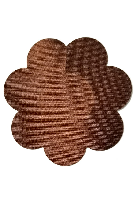 Disposable Flower Petal Shape Adhesive Nipple Cover Breast Pasties, 25 pairs (50 count)