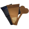 thumbnail image 1 of ENVY BODY SHOP No More Panty Lines Stickon Strapless Panties, Heart Shape, 1 Mocha + 1 Black Set, Large/X-Large, 1 of 5