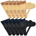 thumbnail image 1 of ENVY BODY SHOP No More Panty Lines Stickon Strapless Panties, Heart Shape, 5 Black + 5 Nude Set, Medium, 1 of 5