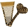 thumbnail image 1 of ENVY BODY SHOP No More Panty Lines Stickon Strapless Panties, Heart Shape, Leopard, Small, 1 of 5
