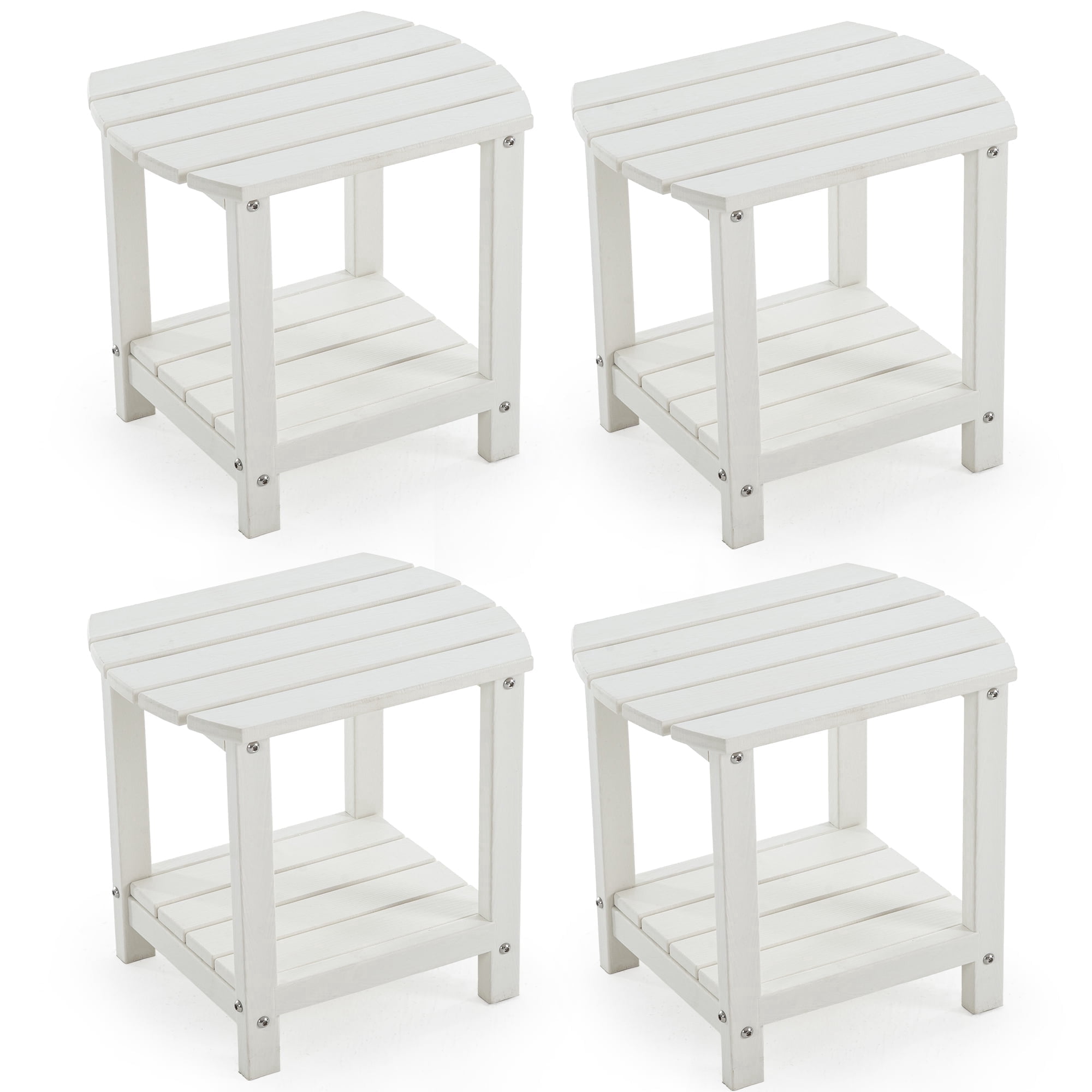 Small Weatherproof Table ENYLAY Adirondack Small Outdoor Side Table , Weatherproof HDPE Patio ...
