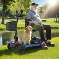 thumbnail image 1 of ENYOPRO Foldable Mobility Scooter, 4 Wheel Mobility Scooter for Adults with Adjustable Seat and Rearview Mirror, Powered Electric Wheelchair with Lithium Battery, USB Port, Anti-tip Wheels, Basket, 1 of 9