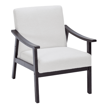 Sesslife Leisure Single Sofa, Modern Accent Chair with Metal Frame, Modern Leisure Arm Chair for Bedroom, Living Room, Brown