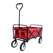Collapsible Fishing Cart for Sand Beach Wagon Heavy Duty Garden Cart