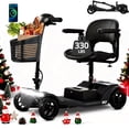 thumbnail image 1 of ENYOPRO Mobility Scooters for Seniors, Foldable All-Terrain 4 Wheel Electric Mobility Scooter with Bright Headlights, USB Port, Basket and Long-Range Battery, Black, 1 of 10
