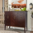 thumbnail image 1 of ENYOPRO Wood Accent Storage Cabinet with Adjustable Shelf, Storage Buffet Sideboard Cabinet, Rustic Console Table for Entryway Hallway Foyer, Accent Table for Kitchen Living Room, B2063, 1 of 9