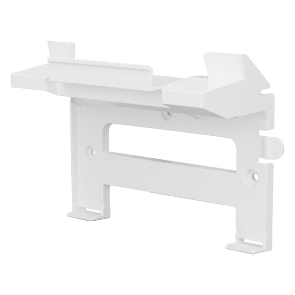 ENYOUNG 2-in-1 Satellite Router Mount & Power Supply Bracket Holder for Gen 3 V3, Space-Saving ABS Wall Mount Kit for Stable Signal Integrity and Secure Internet Setup, White