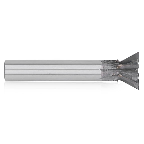 ENYOUNG 30mm 60 Degree Dovetail Cutter 6 Flute Carbide Slotting Milling Cutter with Straight Shank High Precision Industrial Milling Tool for Metal Stainless Steel Cast Iron 1.2 inches / 30mm