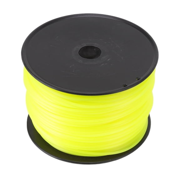 ENYOUNG 3mm Heavy Duty Quadrate String Trimmer Line Yellow Lawn Mower String Cord Replacement and Trimmer Accessories Compatible with Husqvarna, Ryobi, Stihl, Weed Eater, Craftsman (551.2 ft / 168 m)