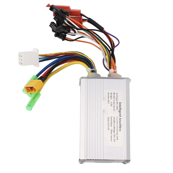 ENYOUNG 500W 48V Electric Bicycle Brushless Motor Controller Aluminium Alloy Groove Shell Replacement Accessory For E-Bikes 5.1 inches / 13 cm Length High Performance E-Scooter Control Unit