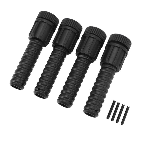 ENYOUNG Camping Stove Leg Levelers Heavy Duty Non-Slip Adjustable Lightweight Spiral Design Camp BBQ Stove Accessories, 4 Sets (10 inches / 25.4 cm)