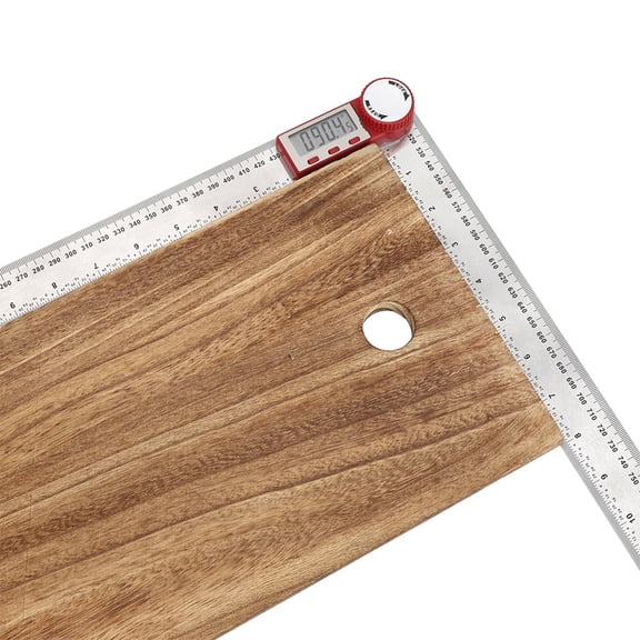 ENYOUNG Digital Angle Ruler Stainless Steel Electronic Ruler 360 Degree Measuring Tool, 19.7 inches / 500mm