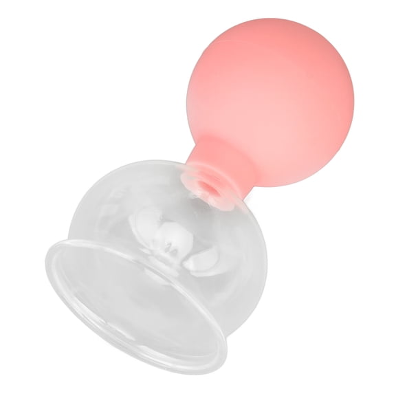 ENYOUNG Glass Silicone Cupping Cup Model 5, Professional Vacuum Suction Massage Therapy for Face and Skin Beauty Deep Tissue Relaxation, 11x7x7 inches / 27.9x17.8x17.8 cm