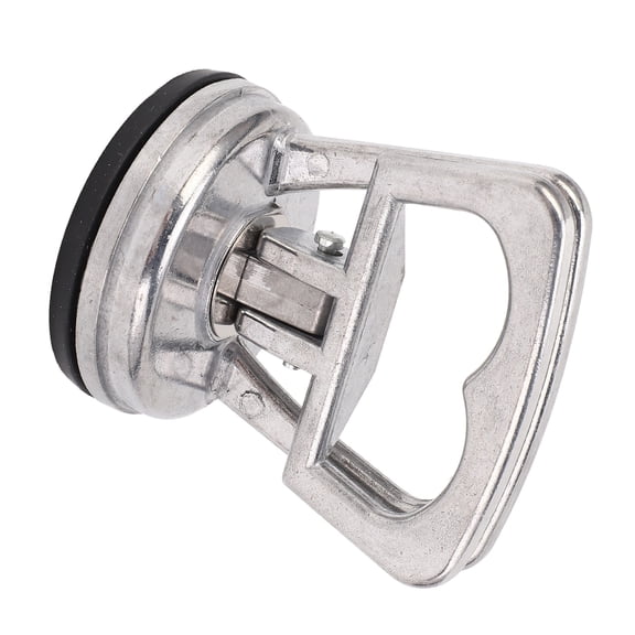 ENYOUNG Glass Suction Cup Heavy Duty Aluminum Alloy Rubber Screen Sucker Lifter Car Bent Puller Floor Tile Vacuum Plate Puller for Concave and Convex Surfaces Glass Floor Ceramic Tile Silver Black