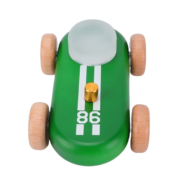 ENYOUNG Go Kart Night Light Wooden Rechargeable 7 Color RGB Dimmable Cute Bedside Lamp for Bedroom Kids Room Decor Green 5.51x3.27x1.97 inches / 14.0x8.3x5.0 cm