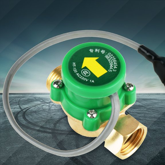 ENYOUNG HT-120 Water Pump Flow Sensor Switch, 1 PCS AC220V 0.5A G1/2 inches - 1/2 inches Thread Flow Control for Solar Water Heaters